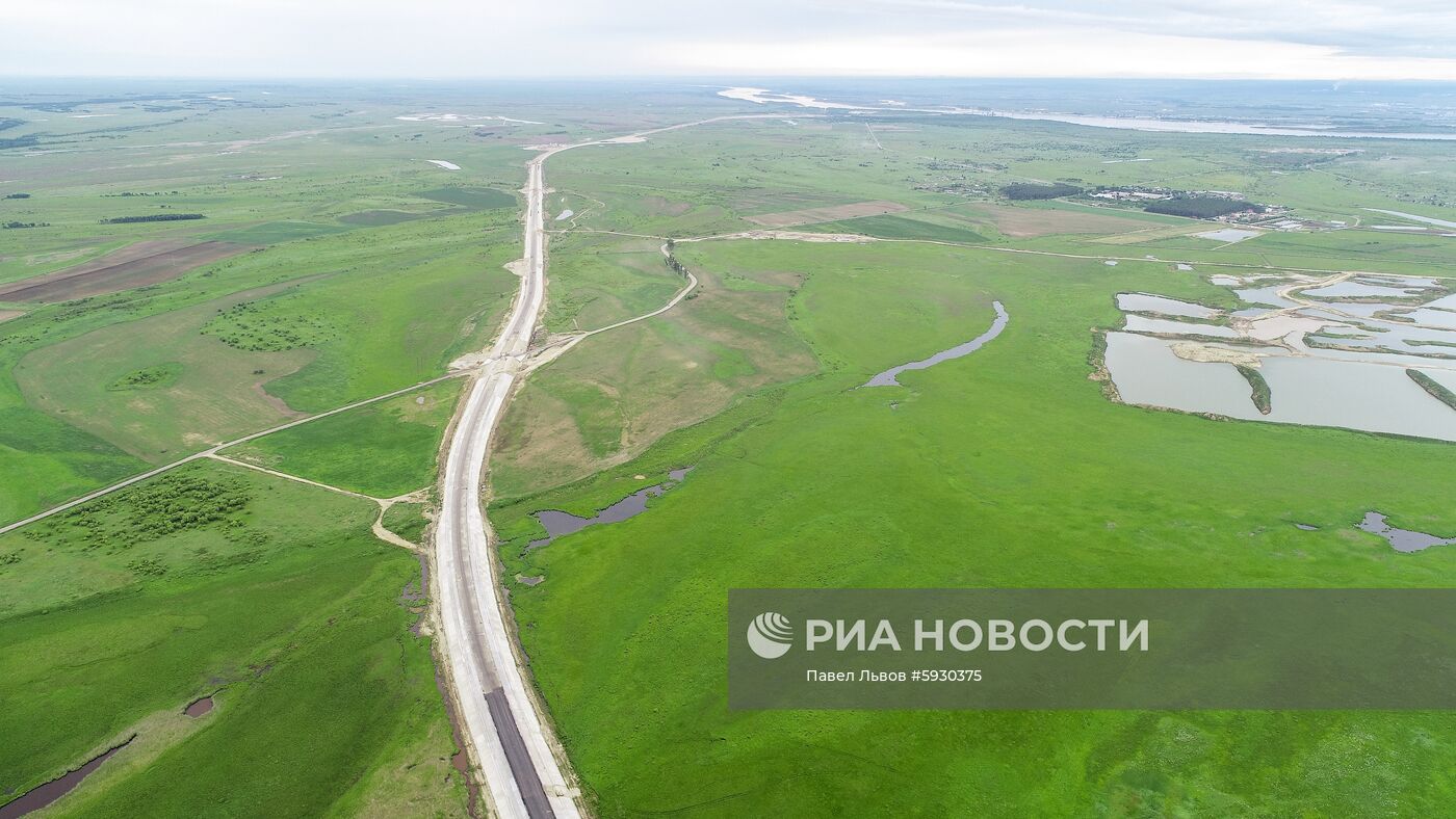 Автомобильный мост Благовещенск - Хэйхэ через реку Амур