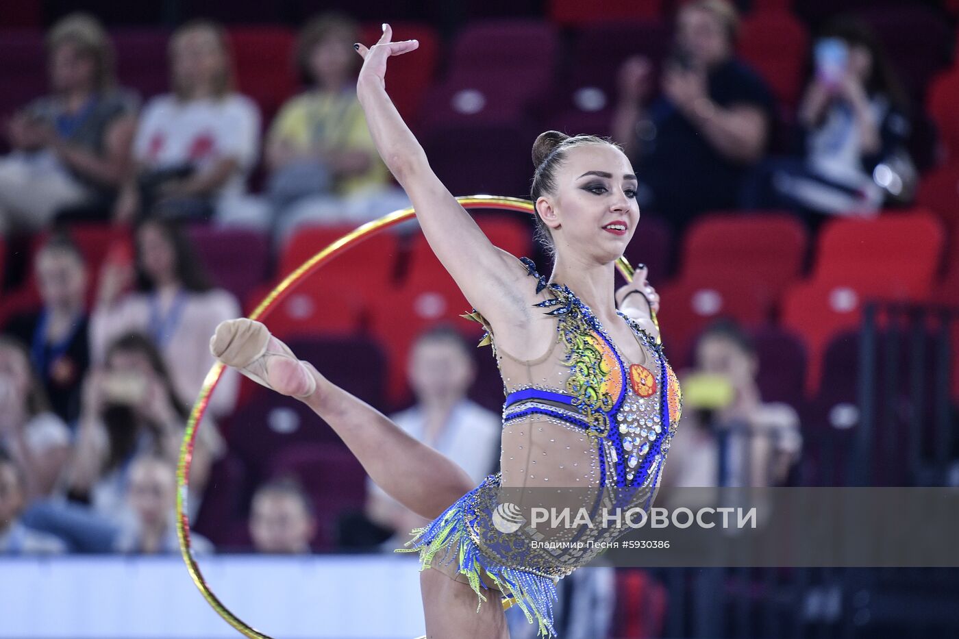 Контрольная тренировка кандидатов в сборную России по художественной гимнастике