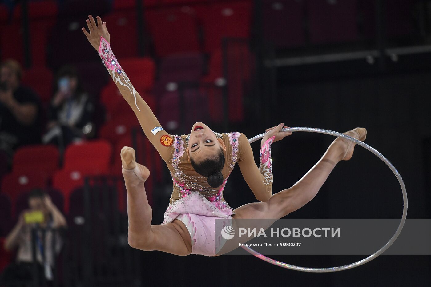 Контрольная тренировка кандидатов в сборную России по художественной гимнастике