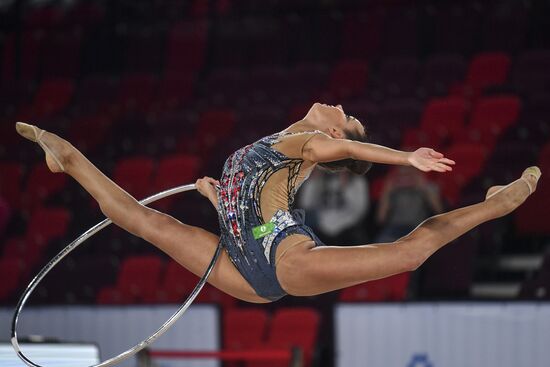 Контрольная тренировка кандидатов в сборную России по художественной гимнастике