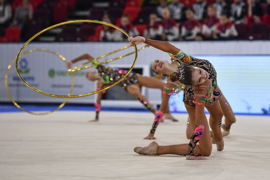 Контрольная тренировка кандидатов в сборную России по художественной гимнастике