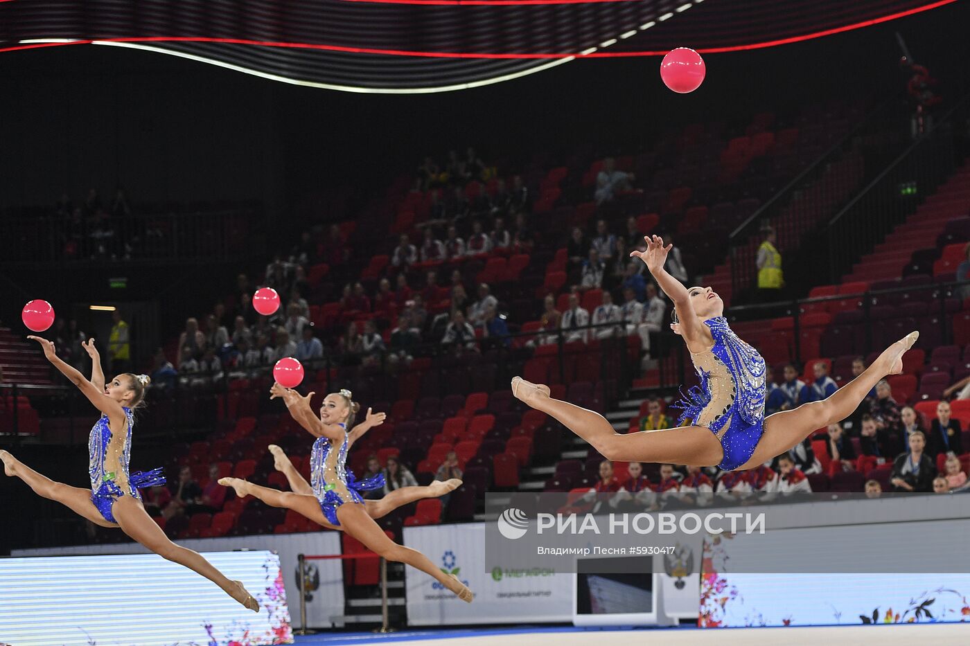 Контрольная тренировка кандидатов в сборную России по художественной гимнастике