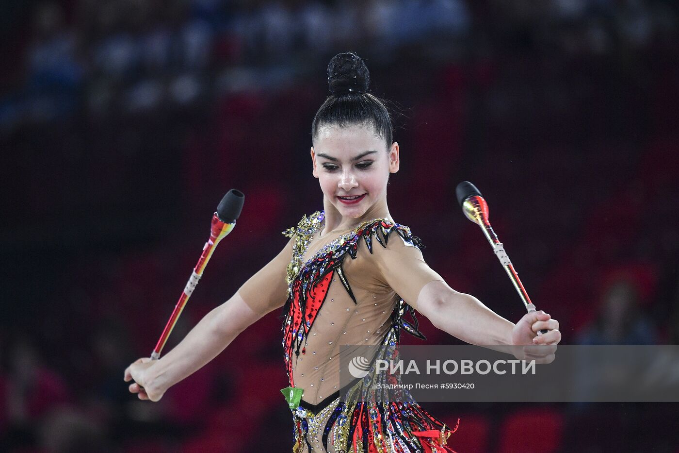 Контрольная тренировка кандидатов в сборную России по художественной гимнастике