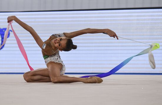 Контрольная тренировка кандидатов в сборную России по художественной гимнастике