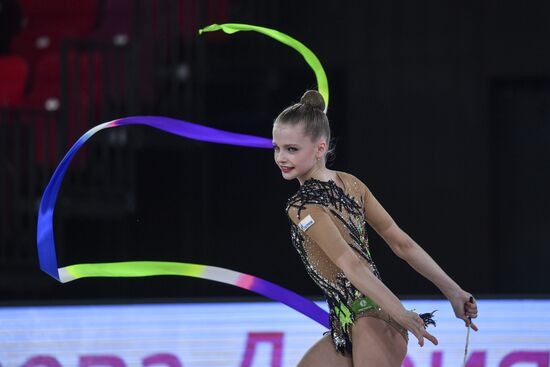 Контрольная тренировка кандидатов в сборную России по художественной гимнастике