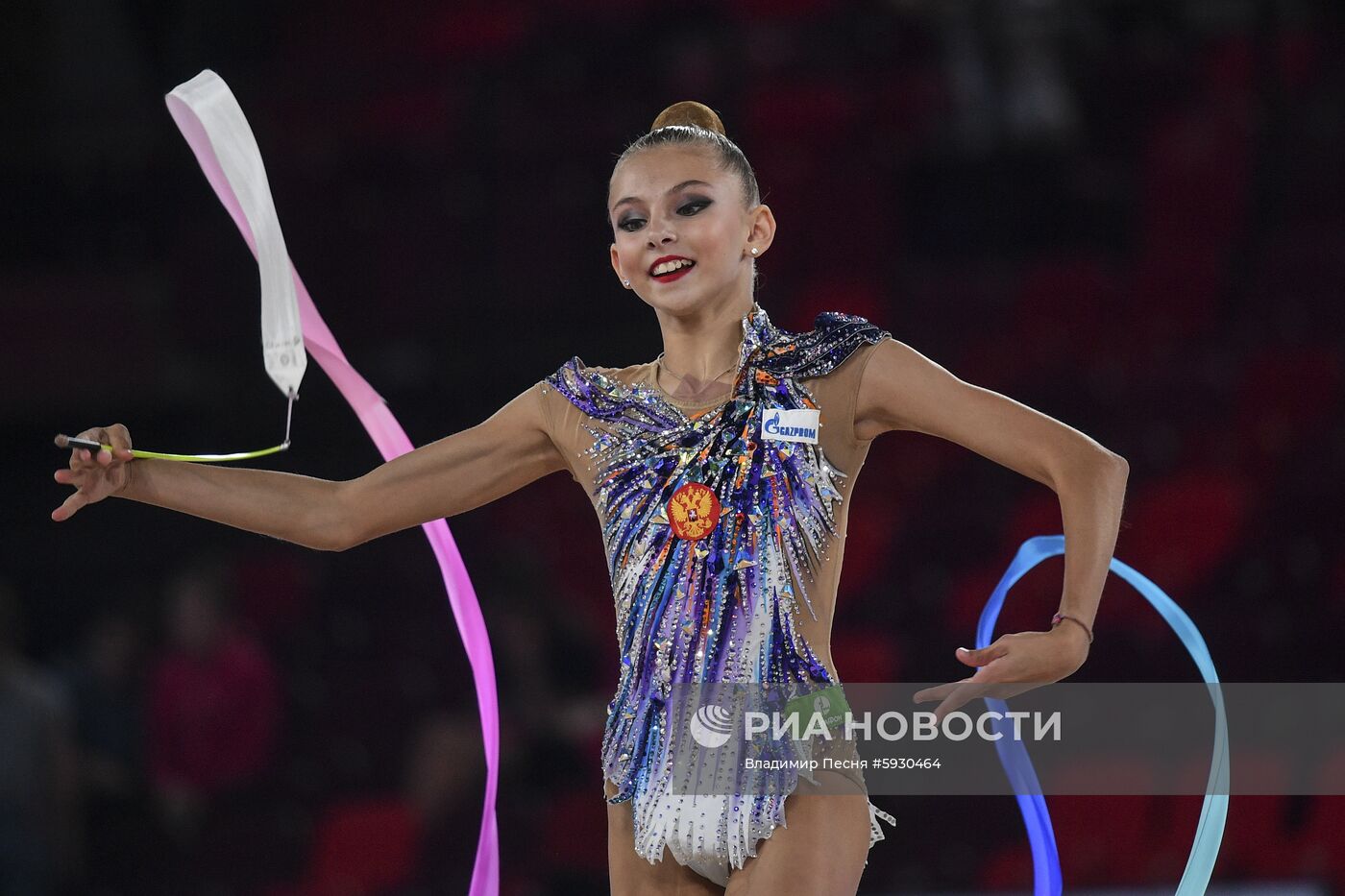 Контрольная тренировка кандидатов в сборную России по художественной гимнастике
