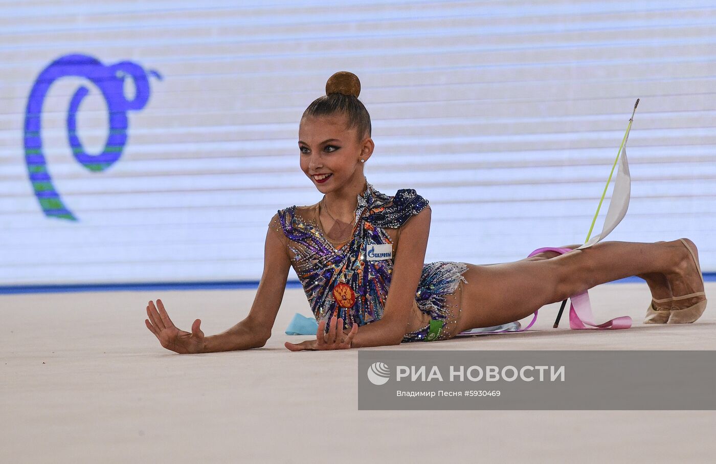Контрольная тренировка кандидатов в сборную России по художественной гимнастике