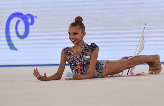 Контрольная тренировка кандидатов в сборную России по художественной гимнастике