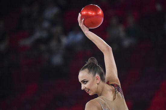 Контрольная тренировка кандидатов в сборную России по художественной гимнастике