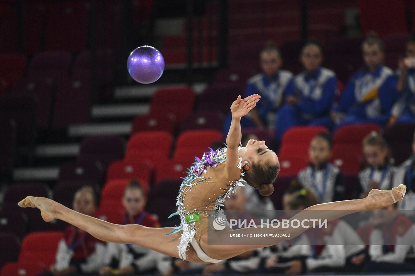 Контрольная тренировка кандидатов в сборную России по художественной гимнастике