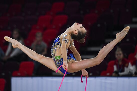 Контрольная тренировка кандидатов в сборную России по художественной гимнастике