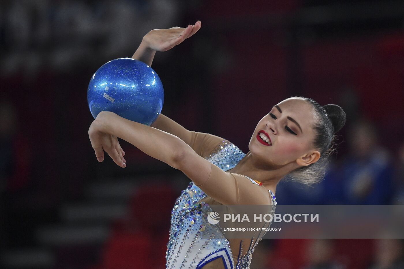 Контрольная тренировка кандидатов в сборную России по художественной гимнастике