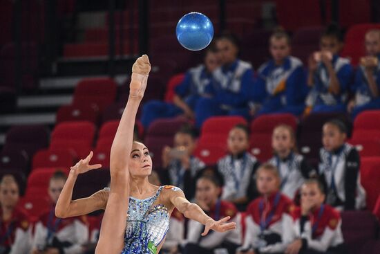 Контрольная тренировка кандидатов в сборную России по художественной гимнастике