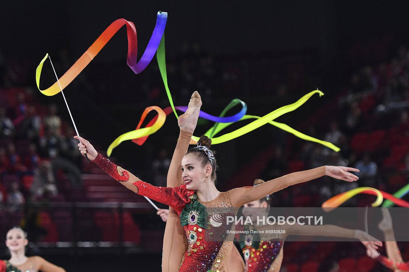 Контрольная тренировка кандидатов в сборную России по художественной гимнастике