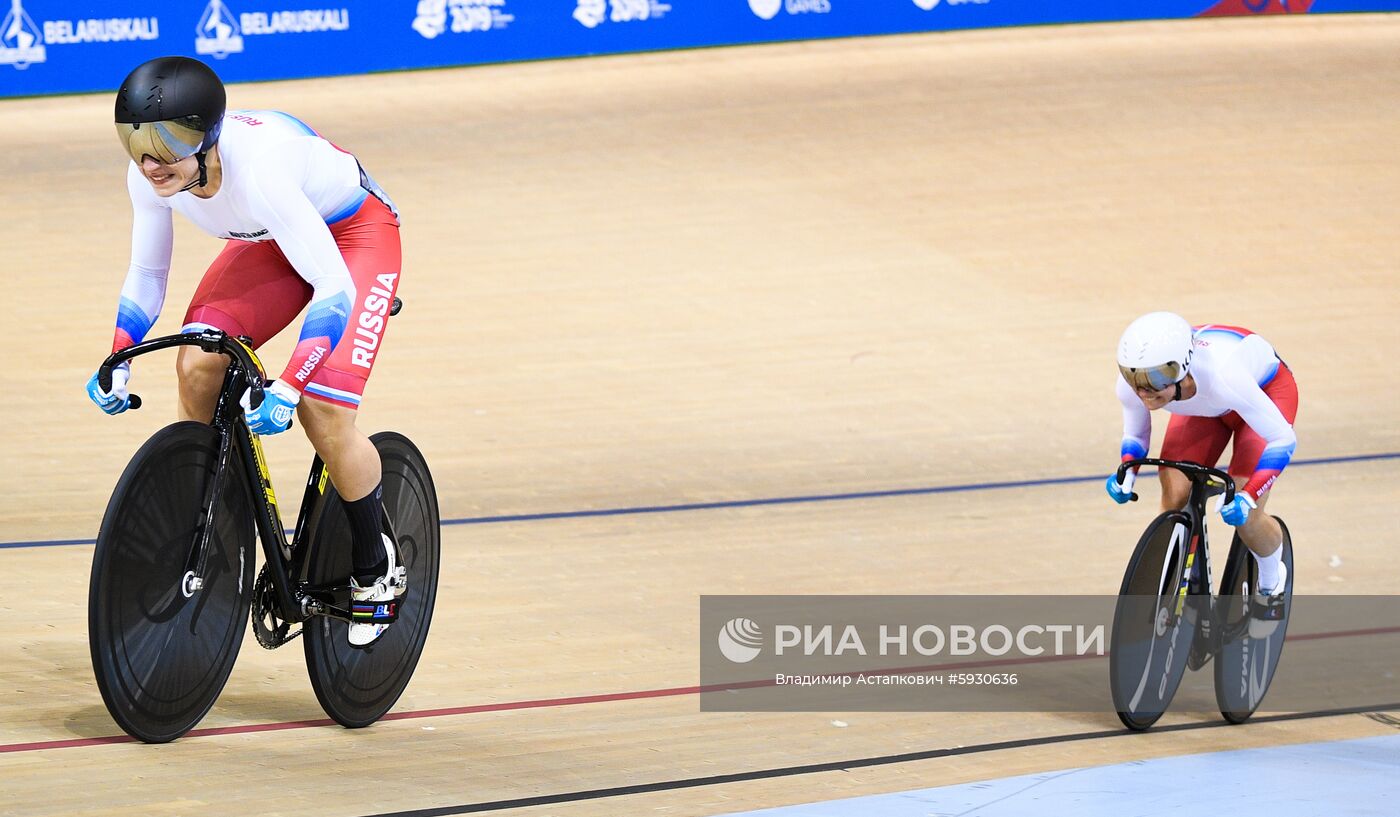 II Европейские игры. Велоспорт. Трек