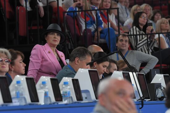 Контрольная тренировка кандидатов в сборную России по художественной гимнастике