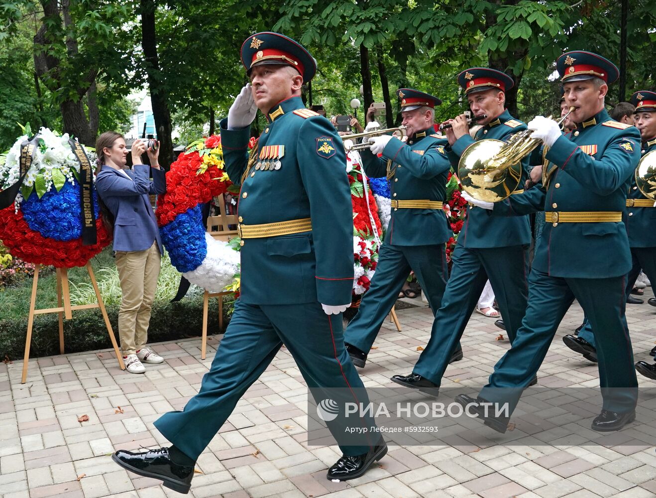 Открытие мемориала жертвам катастрофы Ту-154 над Черным морем 25 декабря 2016 года