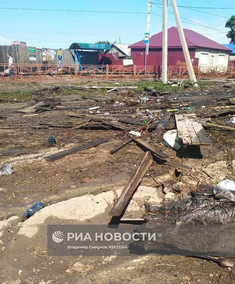 Ситуация в зоне подтопления в Иркутской области