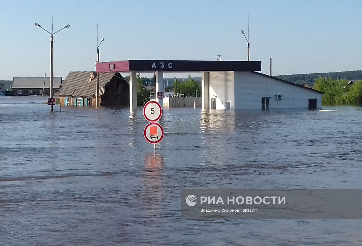 Ситуация в зоне подтопления в Иркутской области