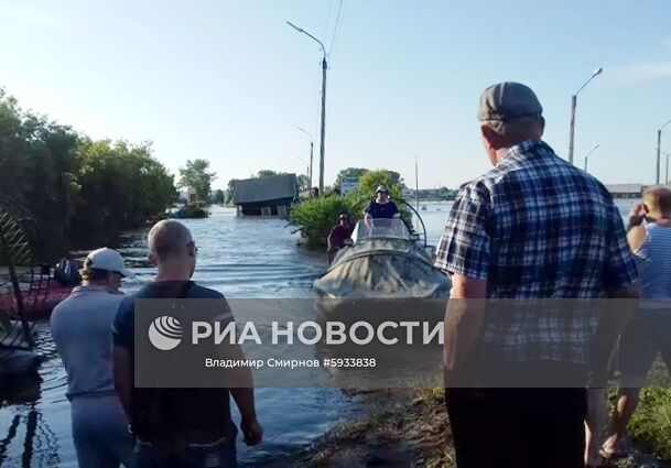 Ситуация в зоне подтопления в Иркутской области