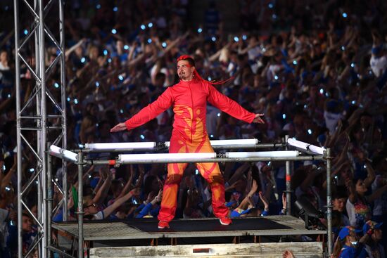 Церемония закрытия II Европейских игр