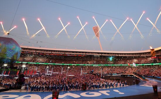 Церемония закрытия II Европейских игр