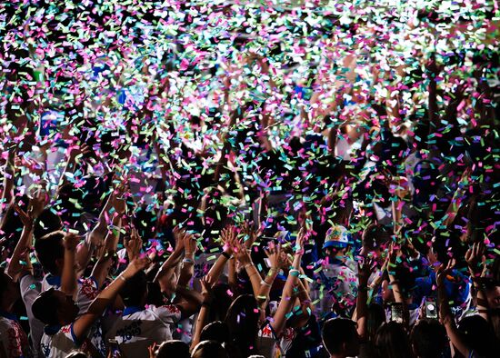 Церемония закрытия II Европейских игр