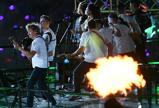 Церемония закрытия II Европейских игр