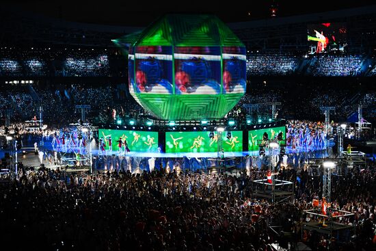 Церемония закрытия II Европейских игр