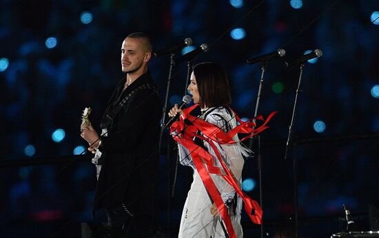 Церемония закрытия II Европейских игр