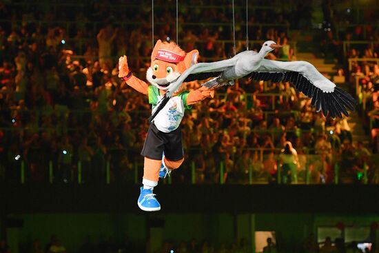 Церемония закрытия II Европейских игр