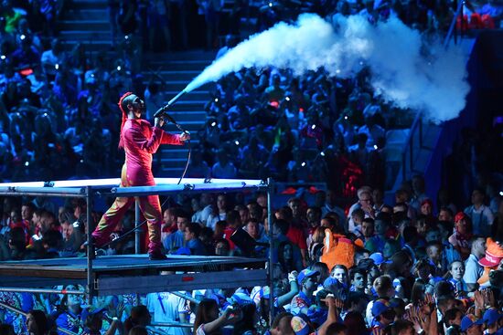 Церемония закрытия II Европейских игр