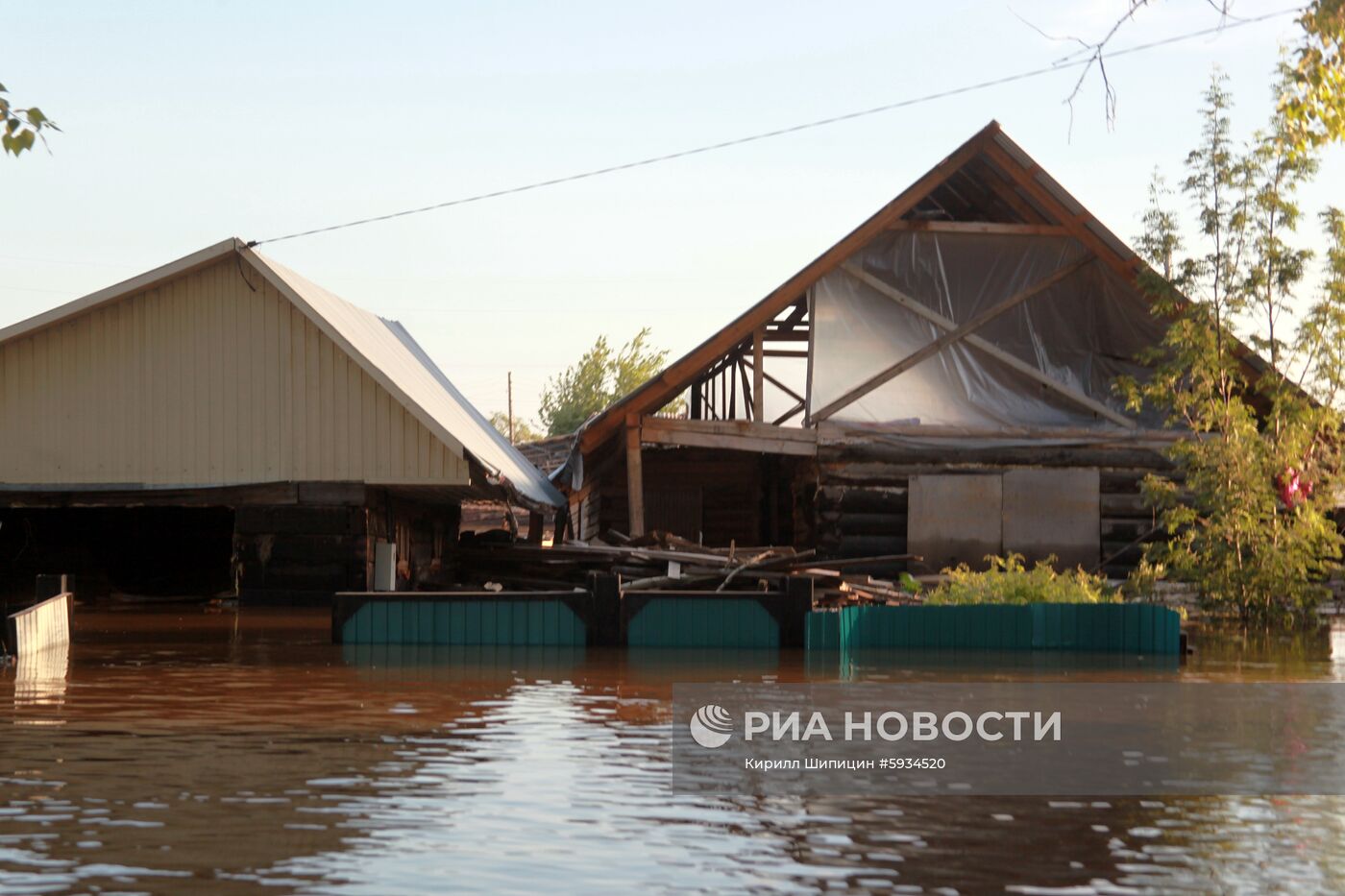 Ситуация в зоне подтопления в Иркутской области