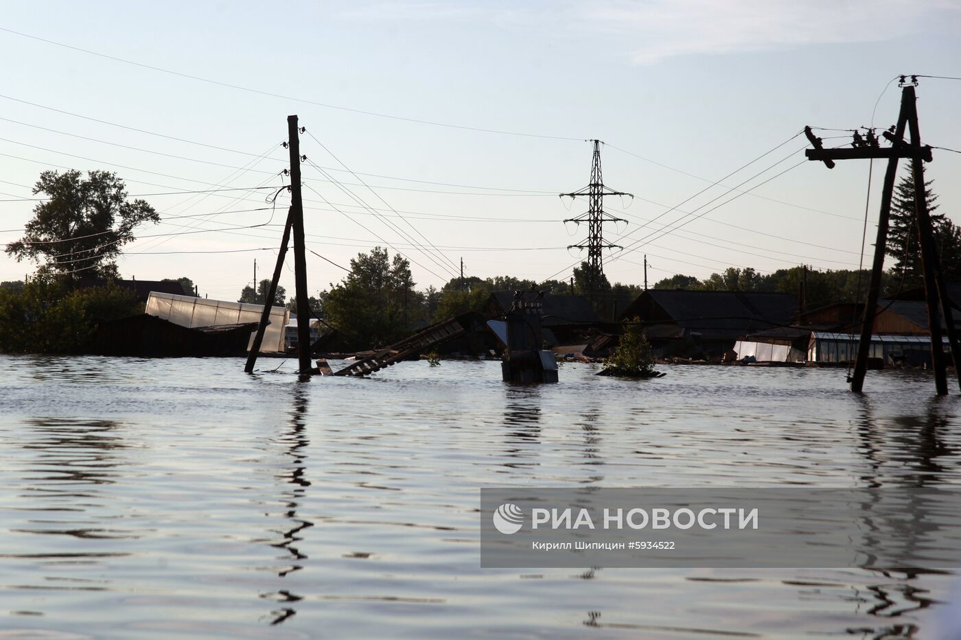 Ситуация в зоне подтопления в Иркутской области