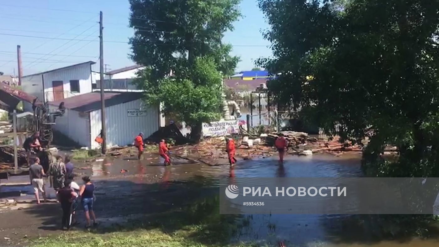 Ситуация в зоне подтопления в Иркутской области