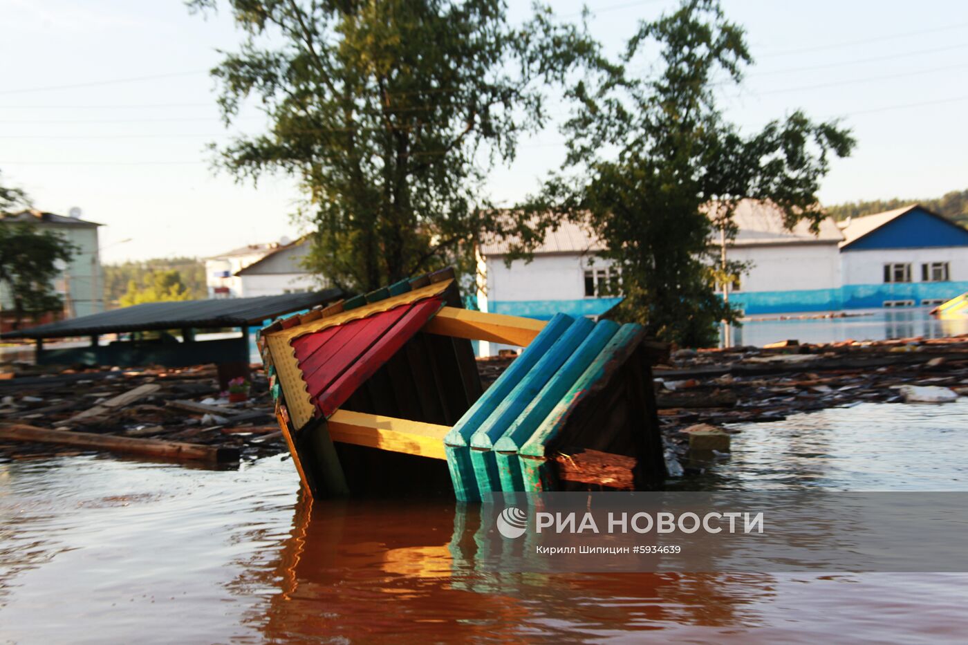 Ситуация в зоне подтопления в Иркутской области