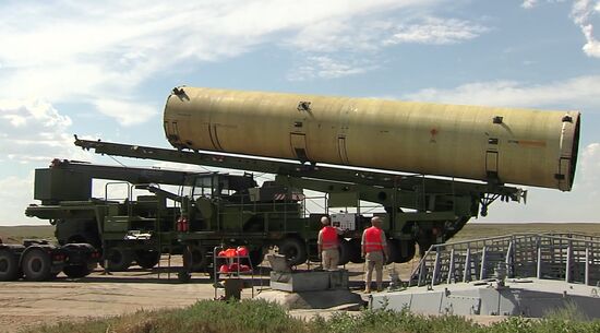 Испытательный пуск новой противоракеты системы ПРО