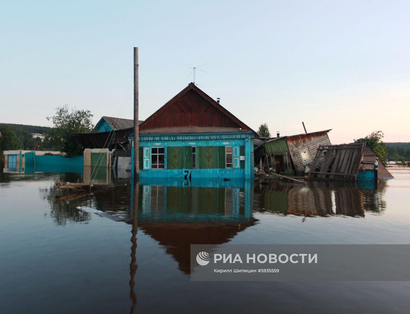 Ситуация в зоне подтопления в Иркутской области