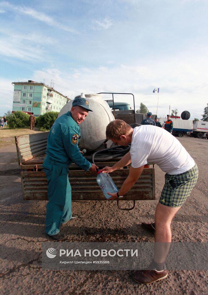 Ситуация в зоне подтопления в Иркутской области