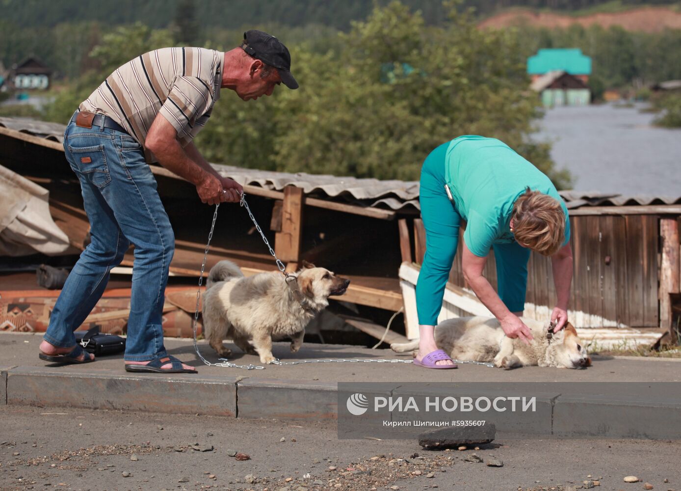 Ситуация в зоне подтопления в Иркутской области