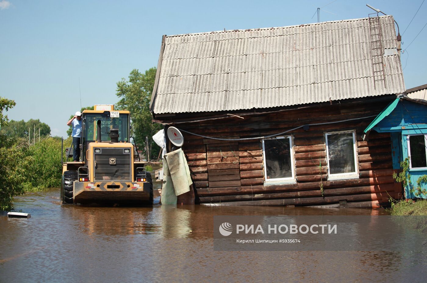 Ситуация в зоне подтопления в Иркутской области