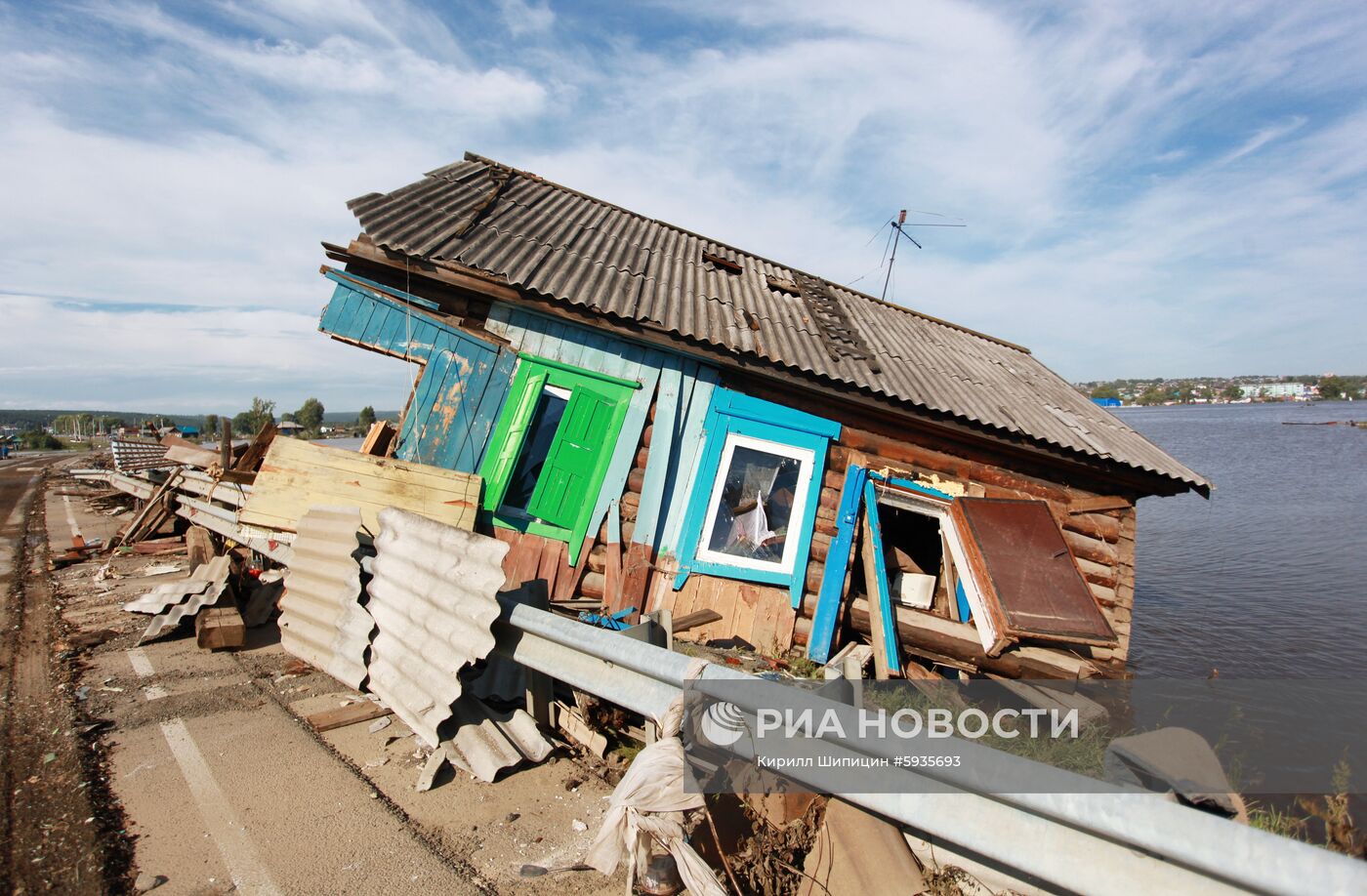 Ситуация в зоне подтопления в Иркутской области