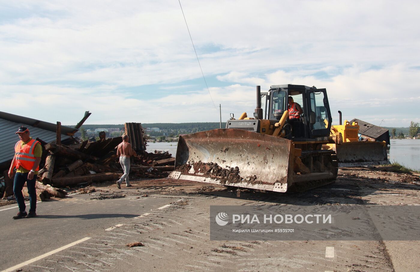 Ситуация в зоне подтопления в Иркутской области