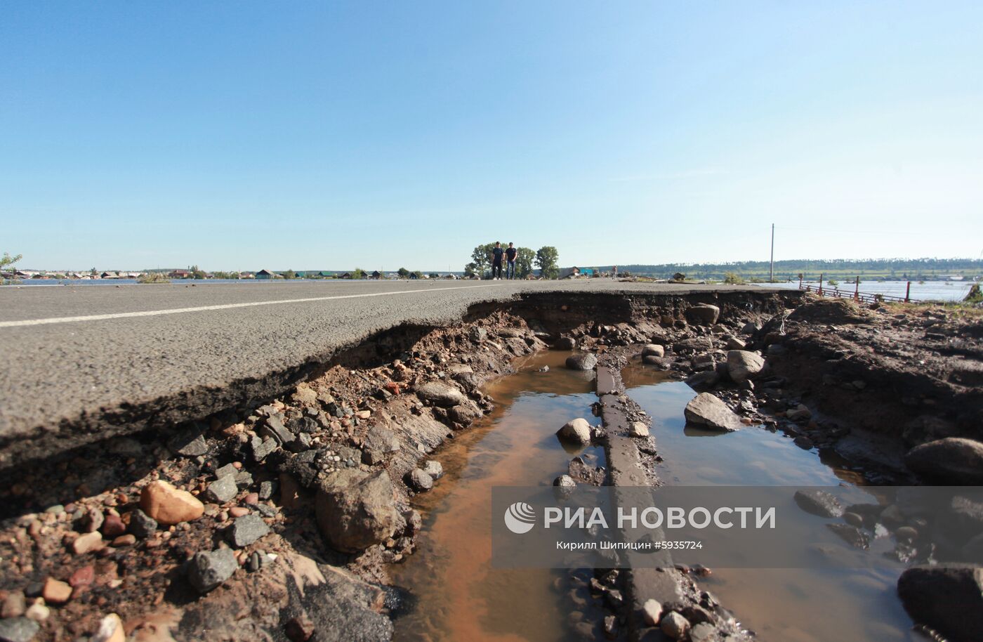 Ситуация в зоне подтопления в Иркутской области
