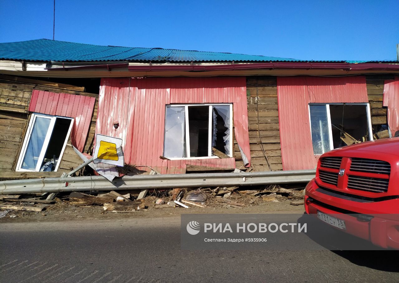 Ситуация в зоне подтопления в Иркутской области