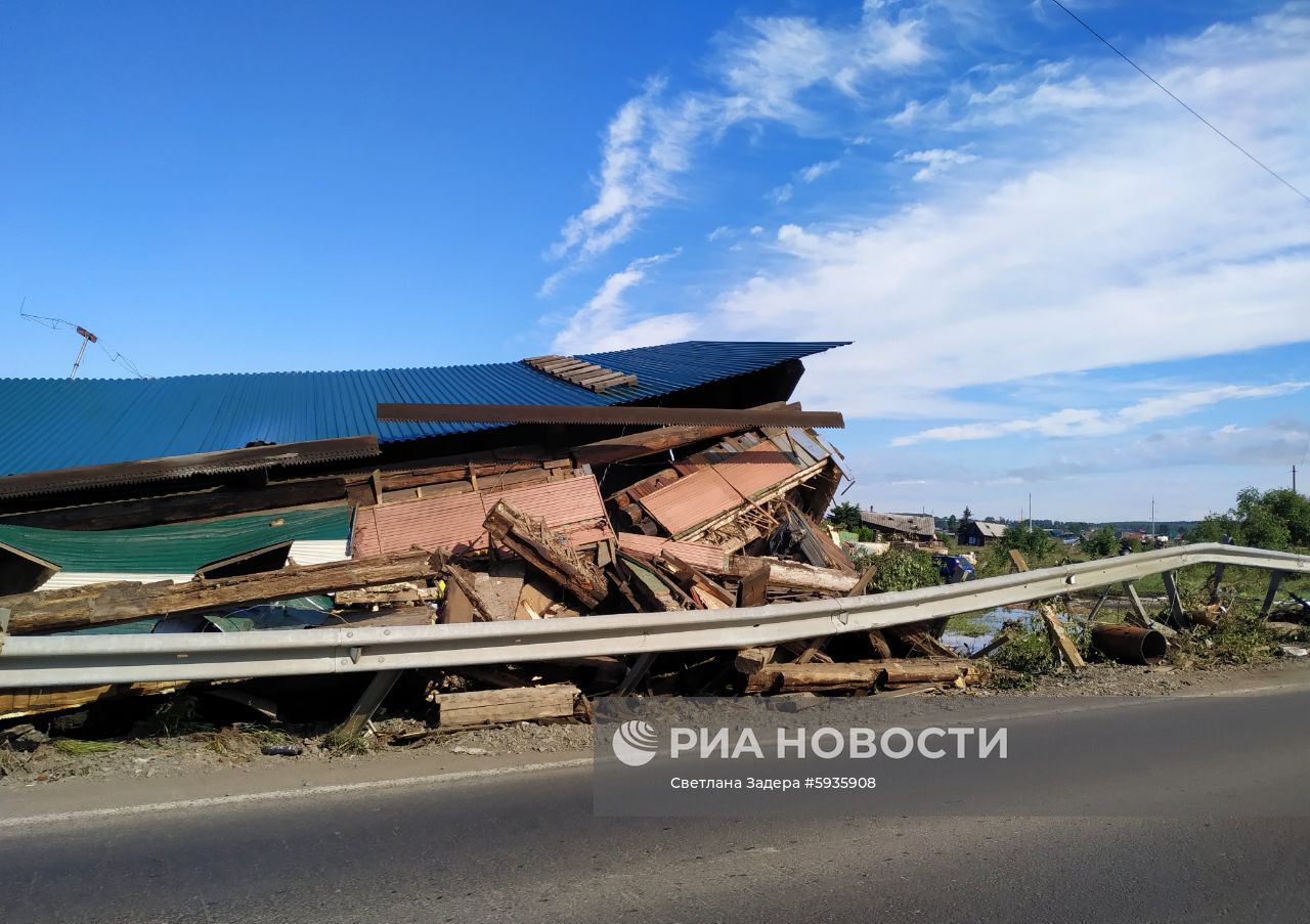 Ситуация в зоне подтопления в Иркутской области