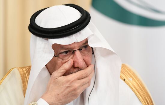 Встреча главы МИД РФ С. Лаврова и генсекретаря ОИС Ю. Осаимина