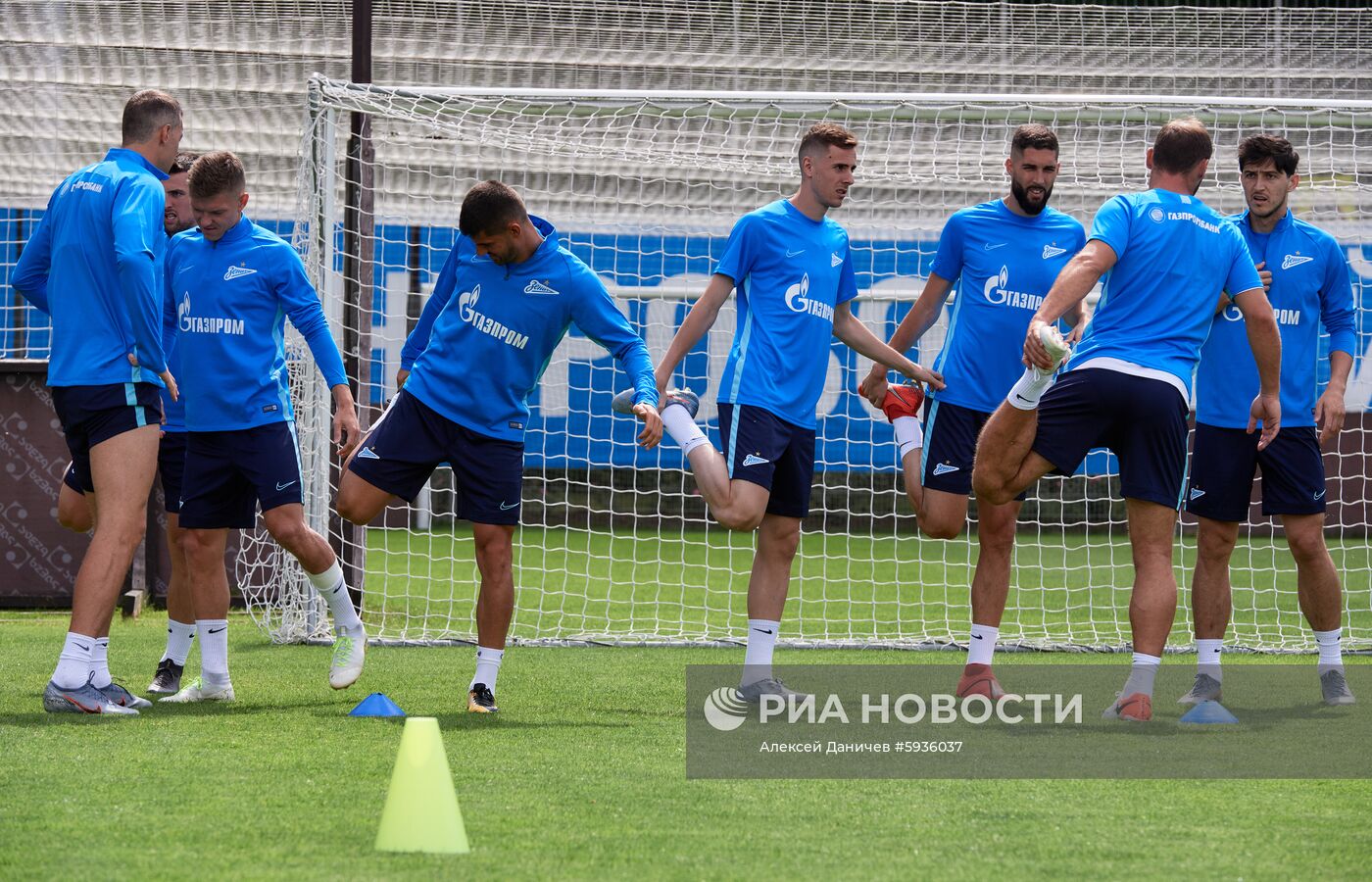 Футбол. Тренировка ФК "Зенит"