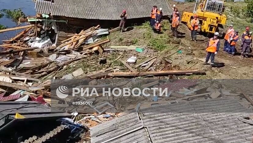 Ситуация в зоне подтопления в Иркутской области