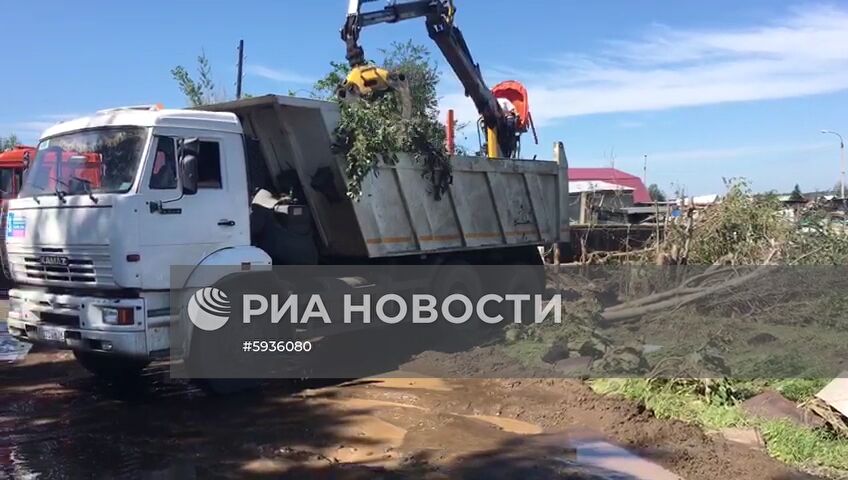 Ситуация в зоне подтопления в Иркутской области